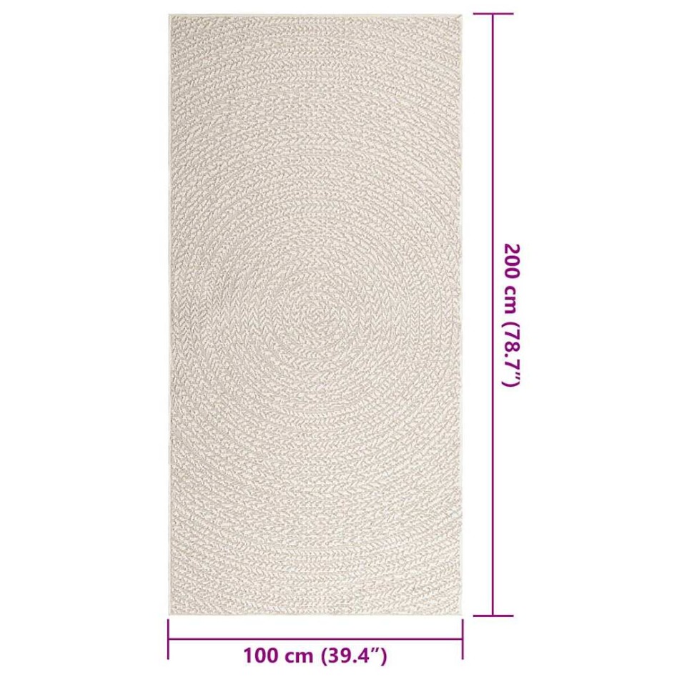 Alfombra ZIZUR apariencia yute interior exterior