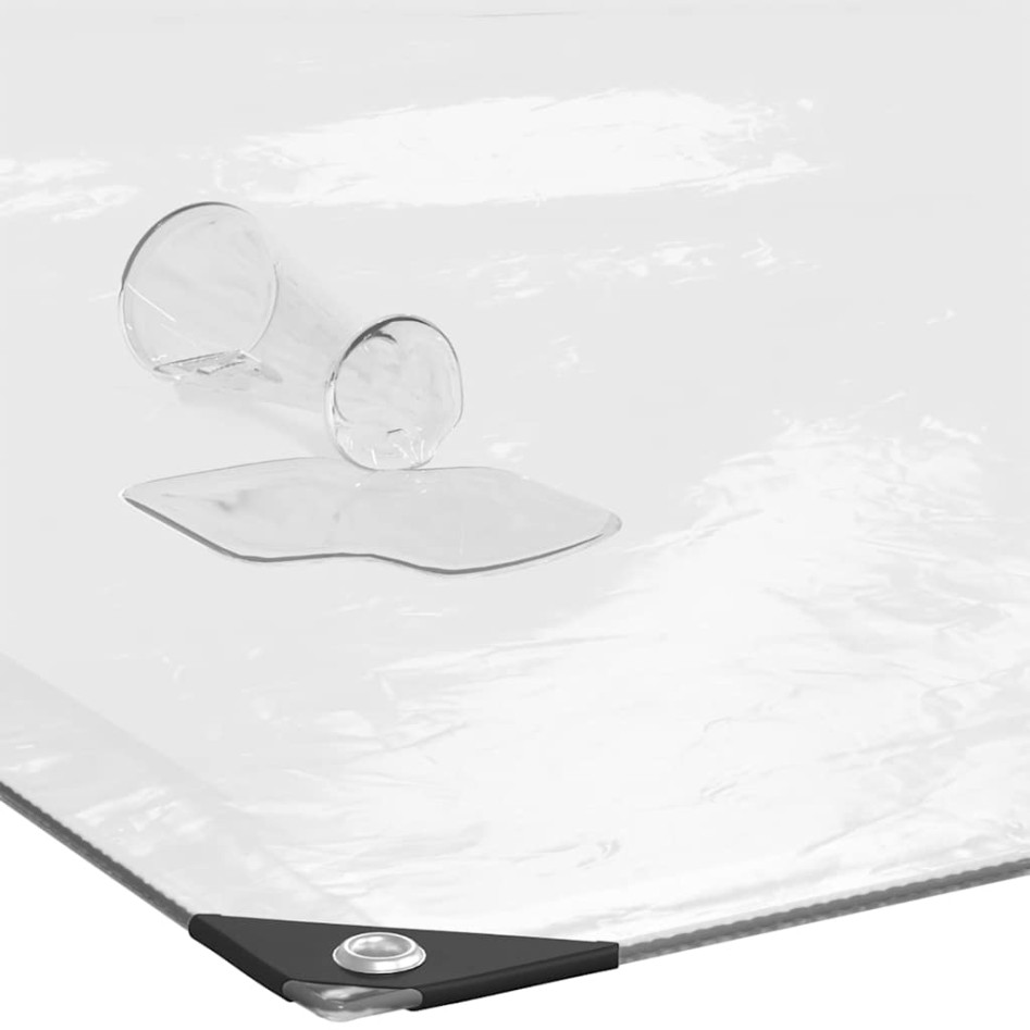 Lona transparente con ojales polietileno 5x6