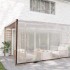 Lona transparente con ojales polietileno 5x10