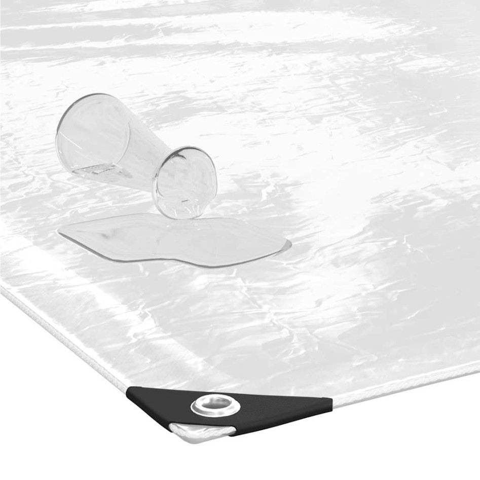 Lona transparente con ojales PVC 3x4
