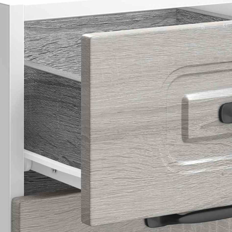 Mueble bajo de cocina Kalmar gris sonoma madera de