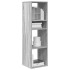 Estantería madera de ingeniería color gris sonoma 34x31x112