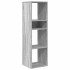 Estantería madera de ingeniería color gris sonoma 34x31x112