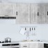 Armario de pared cocina Porto madera ingeniería gris