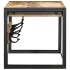 Perchero madera maciza de mango rugosa 80x35x35
