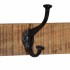 Perchero madera maciza de mango rugosa 80x35x35