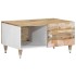 Mesa de centro de madera maciza de mango 80x50x40