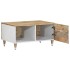 Mesa de centro de madera maciza de mango 80x50x40