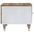 Mesa de centro de madera maciza de mango 80x50x40