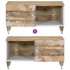 Mesa de centro de madera maciza de mango 80x50x40