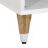 Mesa de centro de madera maciza de mango 80x50x40