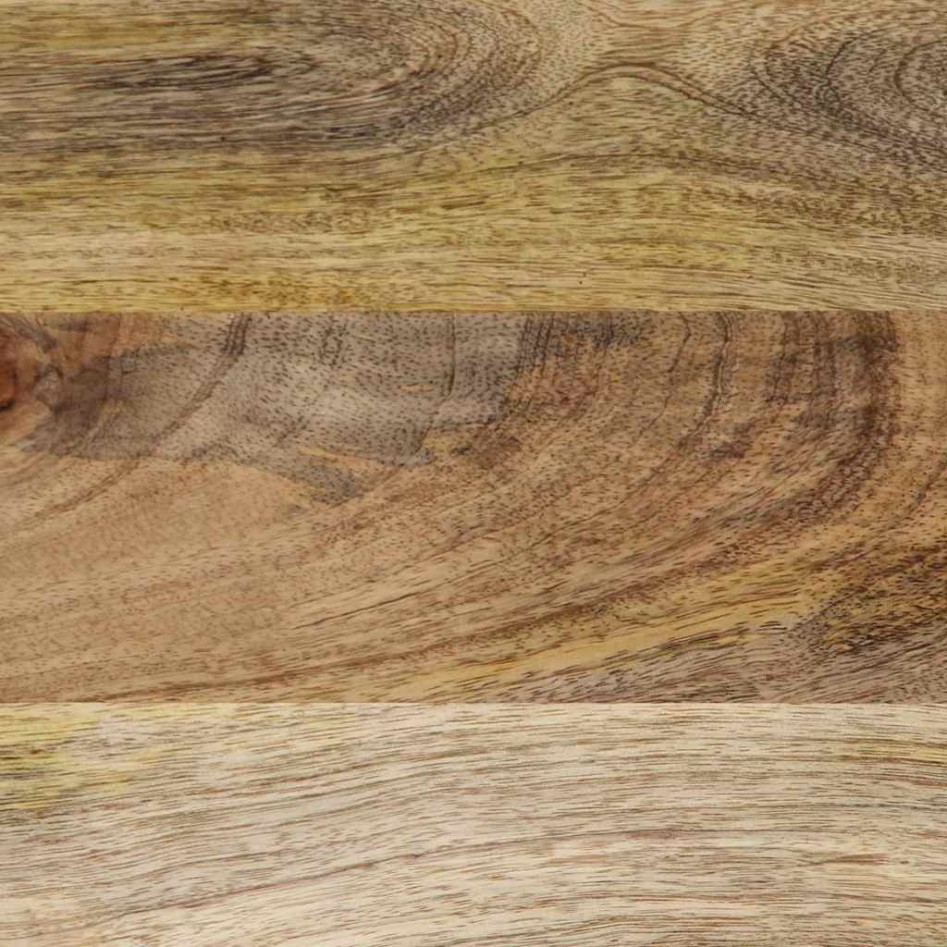 Mesa de centro de madera maciza de mango 80x50x40