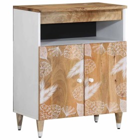 Aparador de madera maciza de mango 60x33,5x75