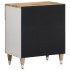Mesita de noche madera maciza de mango 50x33x60