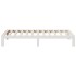 Estructura de cama sin colchón madera de pino blanca 90x200