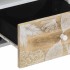 Mueble de TV madera maciza de mango 100x33,5x46