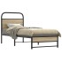 Estructura cama sin colchón 80x200 cm madera roble