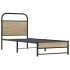 Estructura cama sin colchón 80x200 cm madera roble