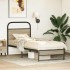 Estructura cama sin colchón 80x200 cm madera roble