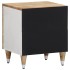 Mesitas de noche 2 uds madera maciza de mango 40x33,5x46