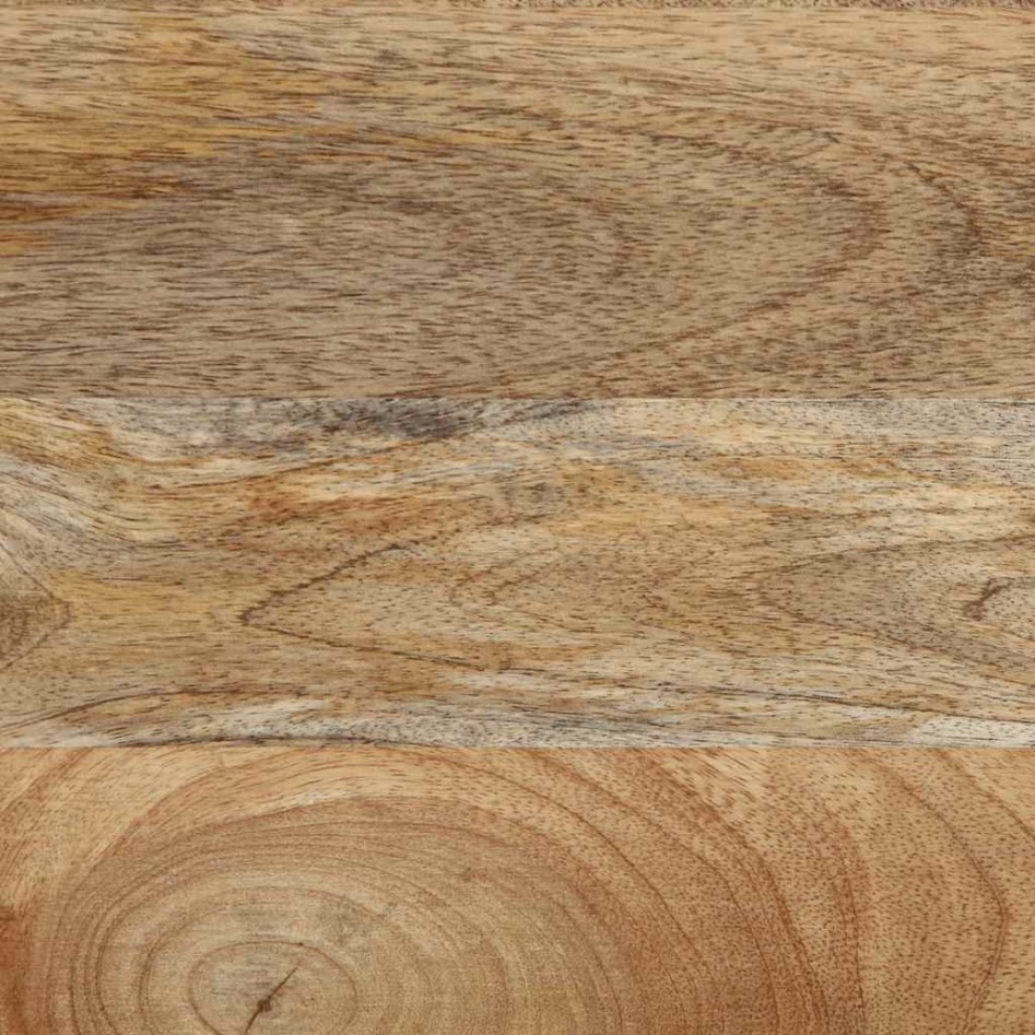 Mesitas de noche 2 uds madera maciza de mango 40x33,5x46