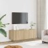 Mueble para TV madera contrachapada color roble 100x35x40