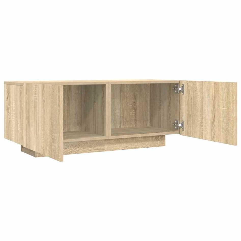 Mueble para TV madera contrachapada color roble 100x35x40