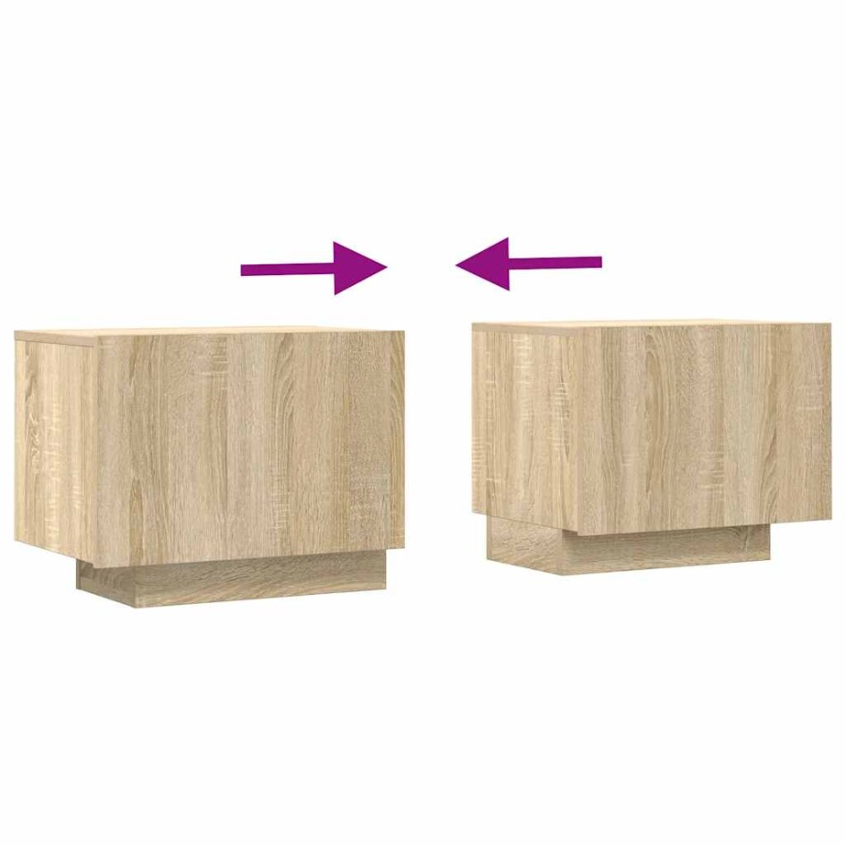 Mueble para TV madera contrachapada color roble 100x35x40