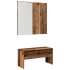 Juego de muebles de recibidor madera ingeniería madera