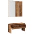 Juego de muebles de recibidor madera ingeniería madera