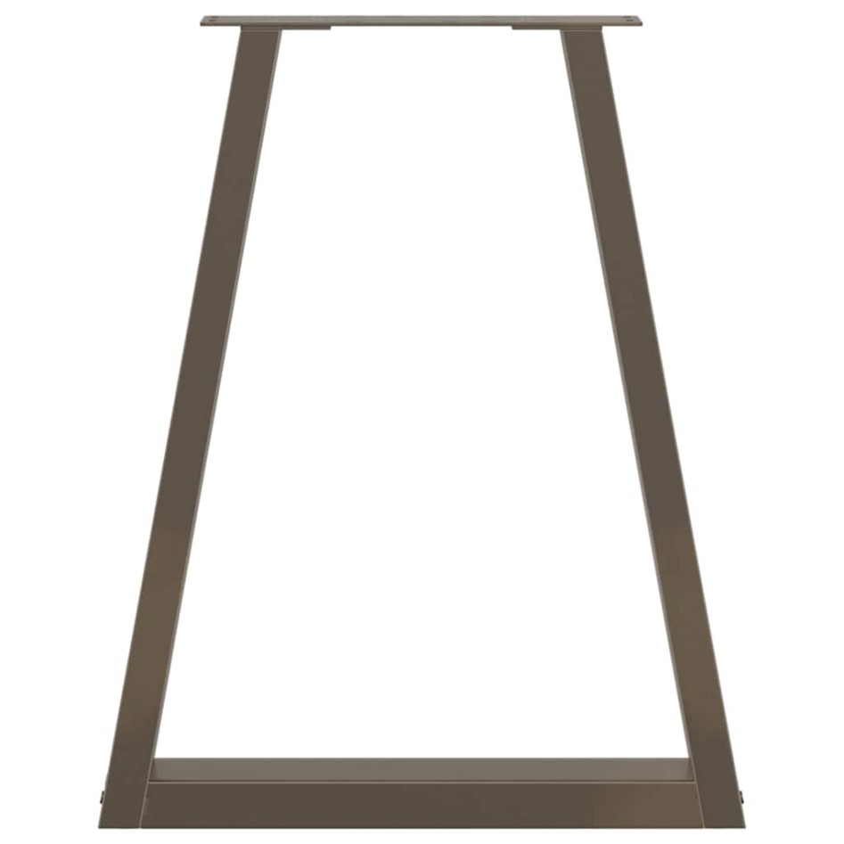 Patas para mesa de comedor en forma de V 2 uds acero