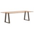 Patas para mesa de comedor en forma de V 2 uds acero