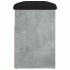 Banco zapatero madera de ingeniería gris hormigón 82x32x45,5