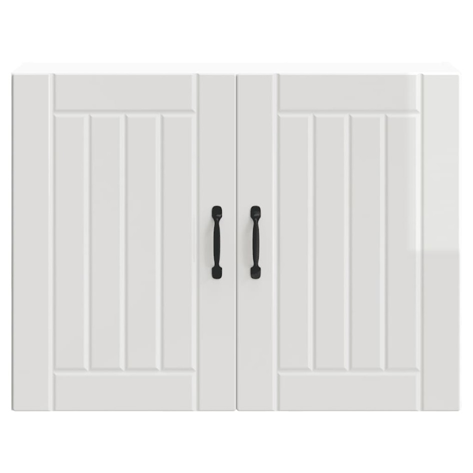 Armario de pared de cocina Lucca blanca de alto