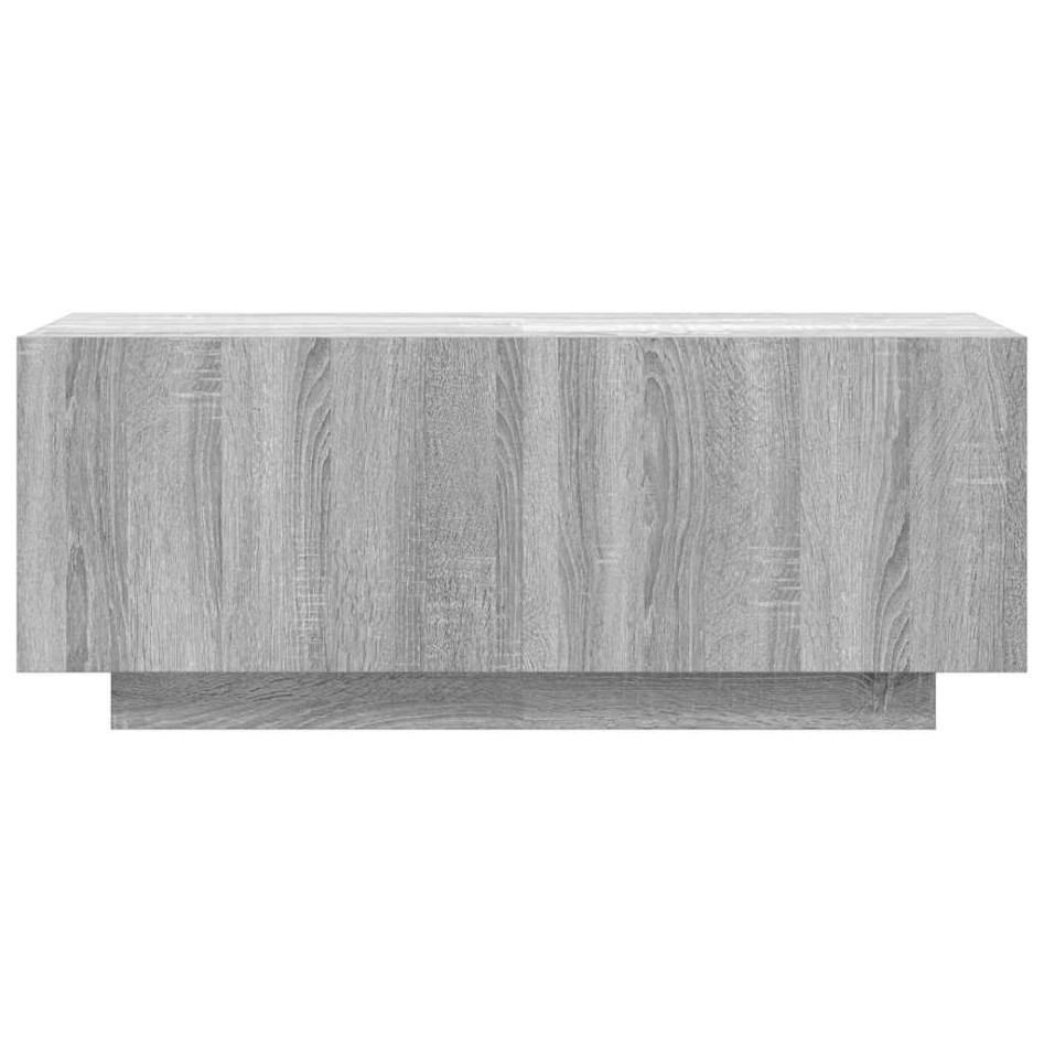 Mueble de TV madera contrachapada gris Sonoma 100x35x40