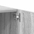 Mueble de TV madera contrachapada gris Sonoma 100x35x40