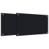 Salpicaderos de cocina 2 uds vidrio templado negro 70x40
