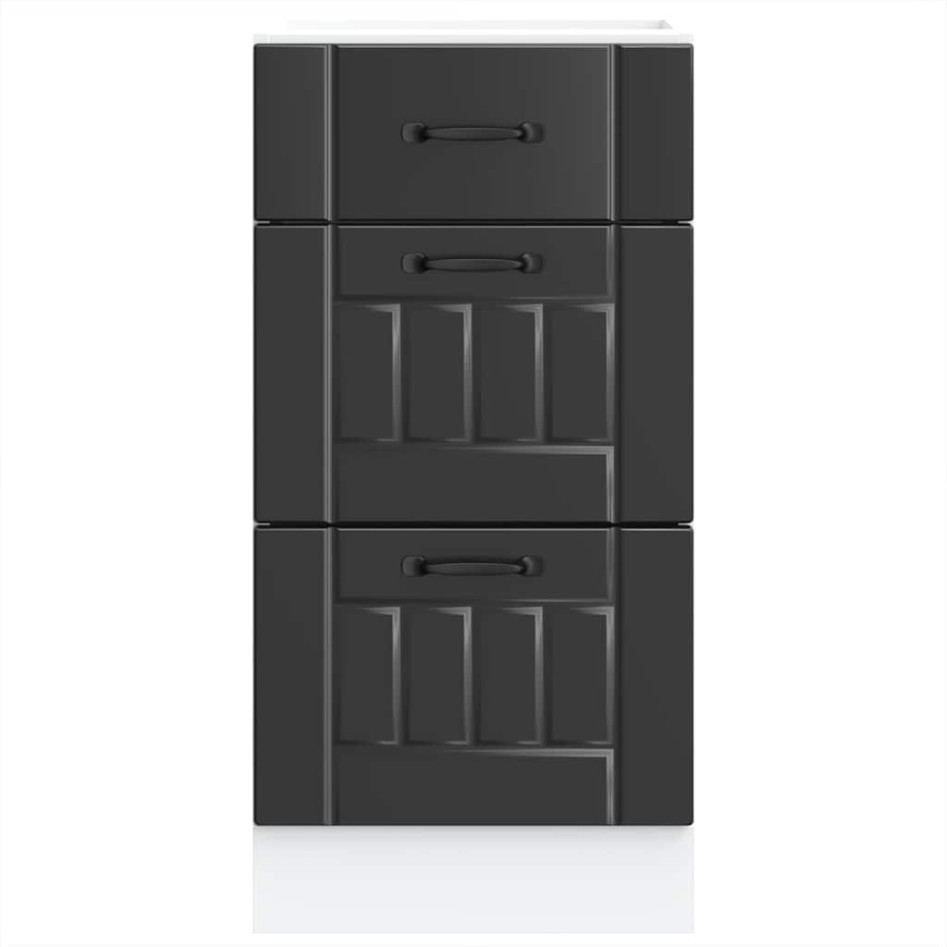 Mueble bajo de cocina Lucca madera ingeniería