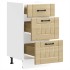 Mueble bajo de cocina Lucca roble