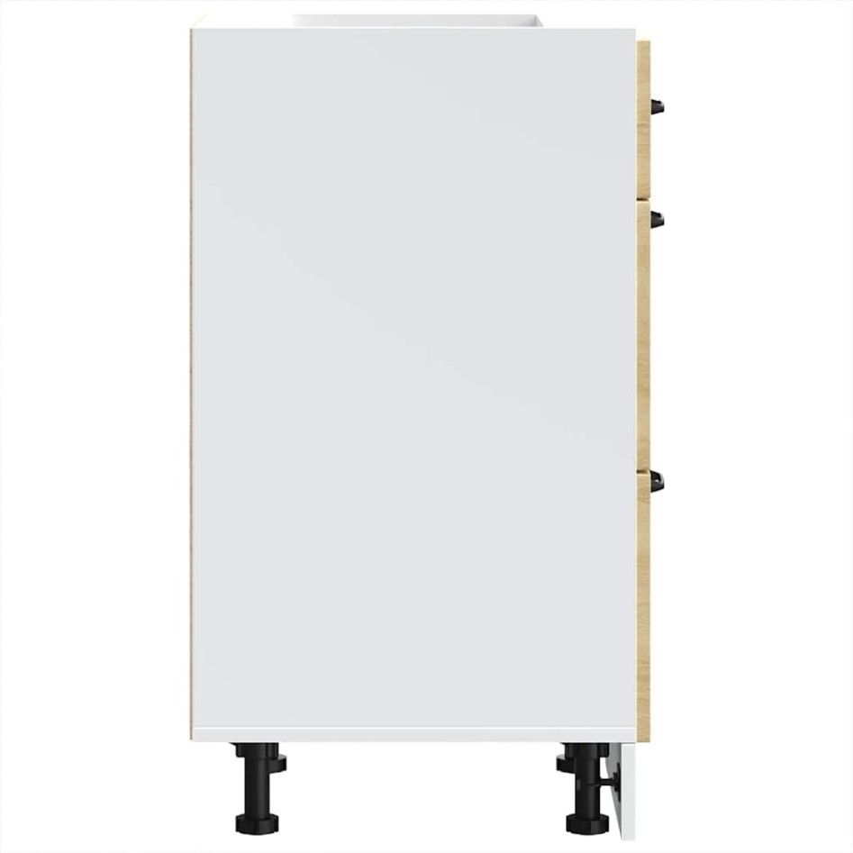 Mueble bajo de cocina Lucca roble