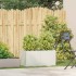 Jardinera de acero laminado en frío blanco 80x40x40