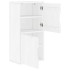 Mueble auxiliar ODDA blanco 40x24x79 cm madera maciza de