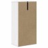 Mueble auxiliar ODDA blanco 40x24x79 cm madera maciza de