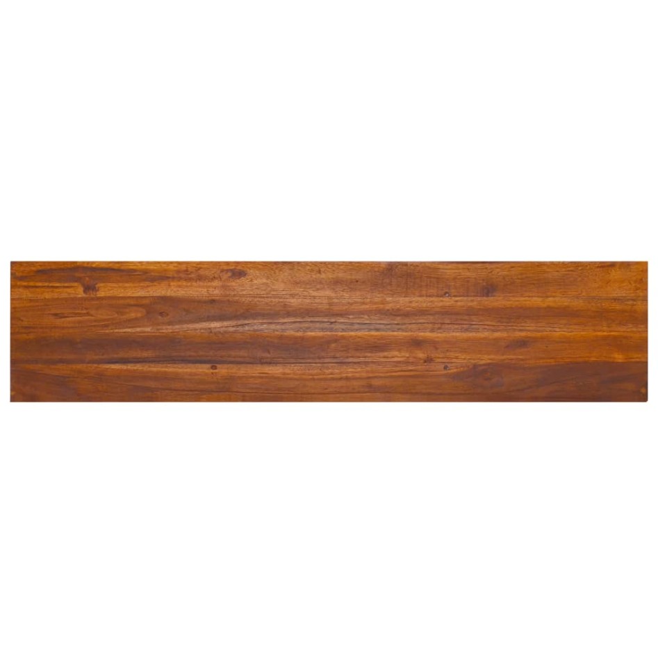 Mueble de TV de pared madera maciza de teca 135x30x30