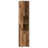 Armario de baño madera de ingeniería envejecida 30x30x183,5