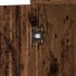 Armario de baño madera de ingeniería envejecida 30x30x183,5