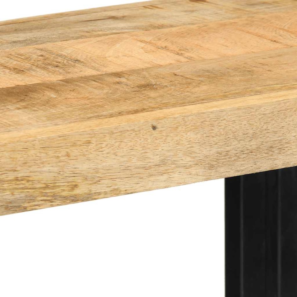 Estante de pared madera maciza de mango 70x33x35