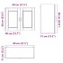 Mueble de pared cocina madera contrachapada Porto roble