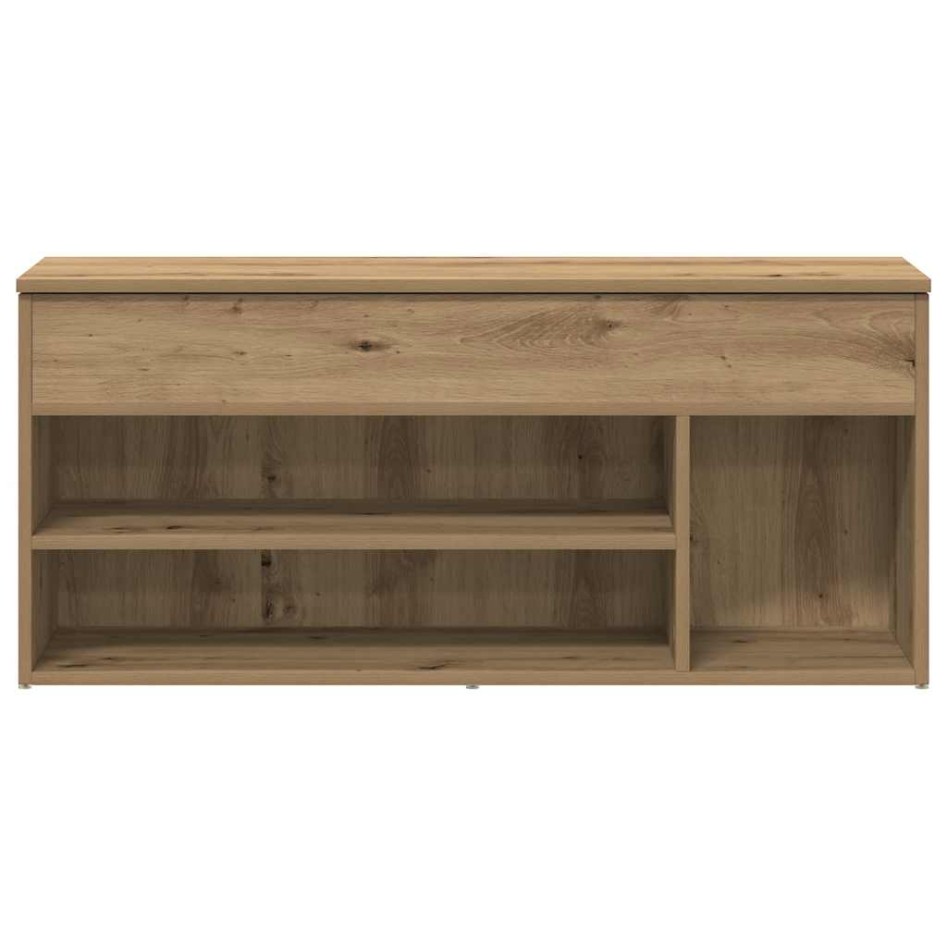 Mueble zapatero madera ingeniería roble artisan 102x30,5x45