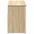 Banco zapatero madera de ingeniería roble sonoma 102x30,5x45